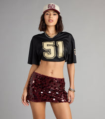 Fan Fave Florida State® Cropped Jersey Top