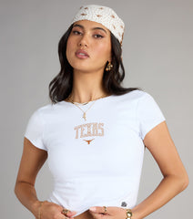 Back It Up Texas© Crop Tee