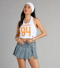 Halftime Crush Tennessee® Jersey Halter Top