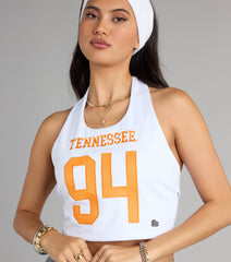 Halftime Crush Tennessee® Jersey Halter Top
