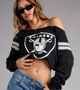 Ultra Game NFL Las Vegas Raiders Pull-Over Top