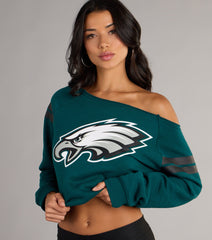 Ultra Game NFL Philadelphia Eagles Pull-Over Top