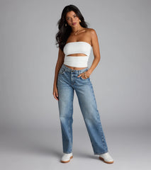 Ultra Trendy Cutout Tube Top