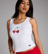 Too Sweet Alpha Phi Cherry Tank Top