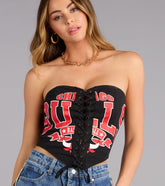 Ultra Game NBA Chicago Bulls Corset Top