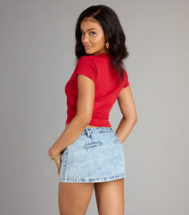 Buy Me A Drink Crop Graphic Tee