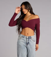 Sweet Intentions Wrap Top