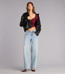 Effortless Tease Long Sleeve Crop Top