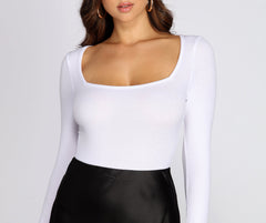 Layered In Basics Ribbed Bodysuit