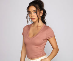 Must-Have Ribbed Knit Crop Top