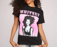 Saving All My Love Whitney Graphic Tee