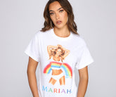 Mariah Carey Rainbow Graphic Tee