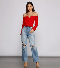 Sophisticated In Chiffon Strapless Top