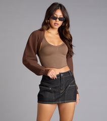 Cool Intentions Long Sleeve Knit Bolero