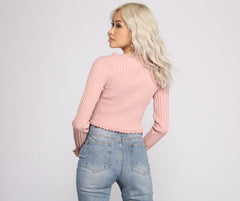 Add Some Flair Cropped Cardigan