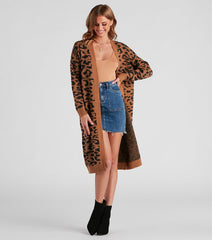 Into the Wild Leopard Duster Cardigan