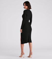 Wonderful Winter Sweater Midi Dress