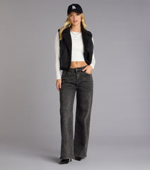 Chill Factor Faux Sherpa Trim Vest