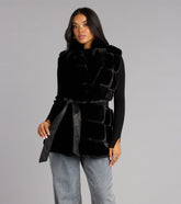 Luxe Lineup Faux Fur Vest
