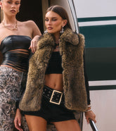Jet Set Mood Faux Fur Vest