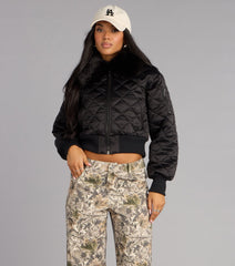 Ice Breaker Removable Faux Fur Puffer Jacket