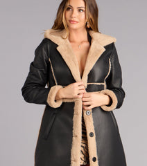 Cold Front Cutie Convertible Trench Coat