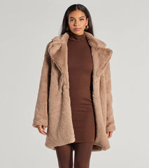 Luxe Layer Faux Fur Trench Coat