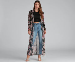 Sweet Intentions Floral Printed Duster