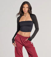 Style So Sleek Long Sleeve Knit Bolero