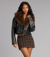 Too Luxe To Care Removable Faux Fur Jacket