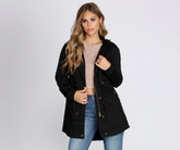 Fall In Line Longline Anorak