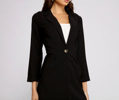 Lookin' Chic Longline Blazer