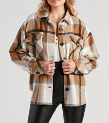 True And Trendy Plaid Shacket