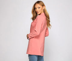 First Impressions Cuffed Boyfriend Blazer