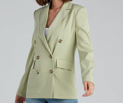 Working Girl Double Breast Blazer