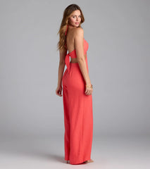 Cut to the Chase Halter Jumpsuit