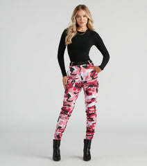 Blend In Mid-Rise Camo Joggers