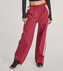 Star Of The Track High-Rise Striped Track Pants