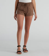 Effortless Summer Days Cuffed Shorts
