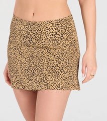 Purrfectly On Trend Leopard Mini Skort