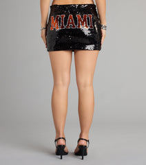 U Already Know Sequin Miami™ Mini Skirt