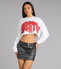 Catch The Light Glitter Faux Leather Mini Skirt