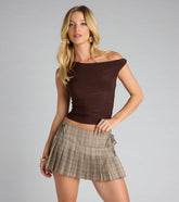Prep School Crush Plaid Mini Skort