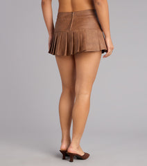 Bold Agenda Pleated Skort