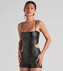 Nothing But Edge Coated Romper
