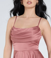 Adorable Allure Satin Skater Romper