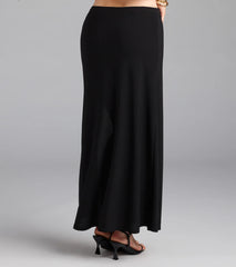 Sun-Kissed Aesthetic Starfish High Slit Maxi Skirt
