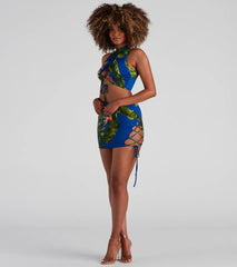 Last Night Of Vacay Lace-Up Skirt