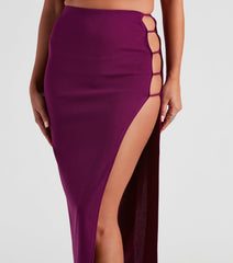 Teach Me Tonight Crepe Maxi Skirt