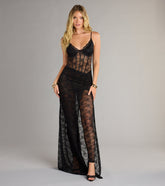 Midnight Muse Corset Lace Jumpsuit